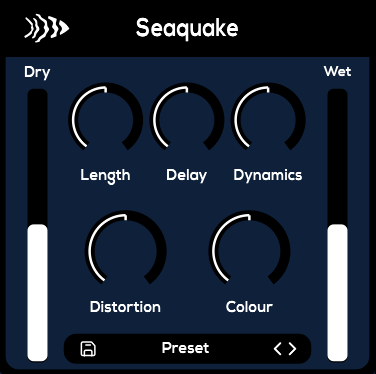 Codwaves Seaquake Techno Rumble Plugin Interface